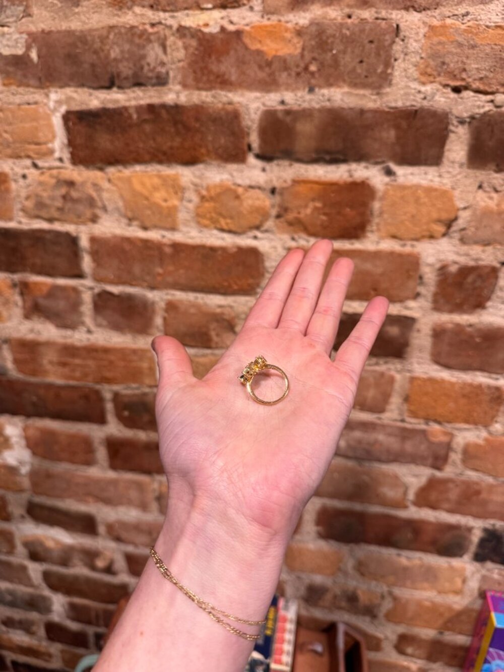 Y2K VINTAGE FLOWER POWER RING - Picture 3 of 3